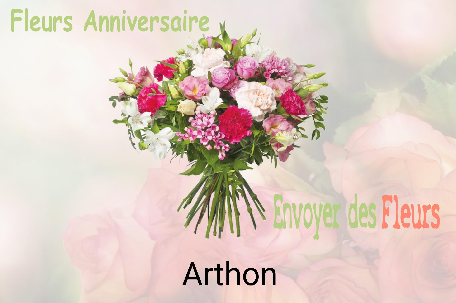 Bouquet de fleurs d’anniversaire livré à Arthon